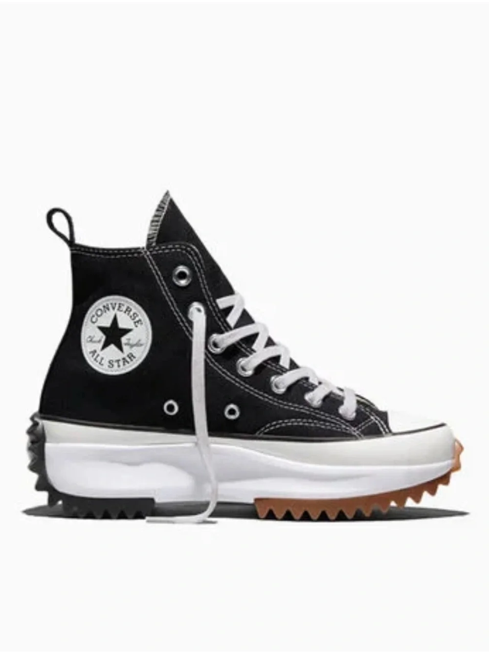 Converse Run Star Hike Platform High-Tops Black canvas